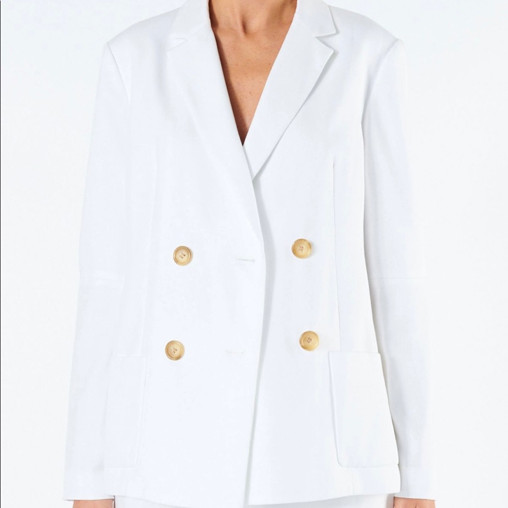 Tibi spring blazer w/ sleeve slit, NWOT sz 4